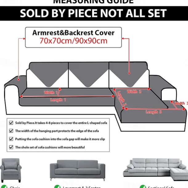 Sherpa Sofa Cover Sofa Seat Mat Plush Slipcover Sectional Couch Covers,Furniture Protector Anti-Slip Couch Covers for Dogs Cats Kids(Sold by Piece/Not All Set)