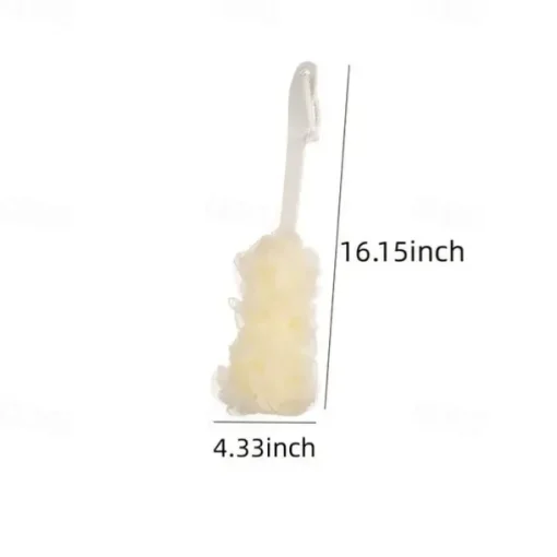 Shower Brush Loofah Sponge With Long Handle Body Back Mesh Scrubber Bath Brush Skin Exfoliating Massage Brush Bath Accessories