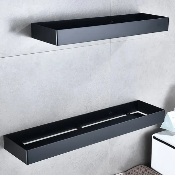 Shower Caddy 304 Stainless Steel Bathroom Shelf,Black New Design Creative Contemporary Modern Bathroom Storage Rack