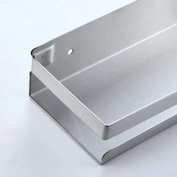 Shower Caddy Bathroom Kitchen Storage Rack Wall Hanging 304 Stainless Steel Storage Rack Bathroom Kitchen Supplies Multifunctional Storage Rack