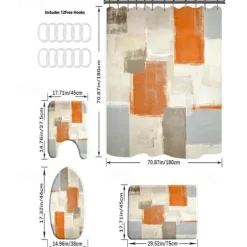 Shower Curtain 180cm 70