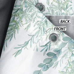 Shower Curtain with 12 Hooks 180cm*180cm(70