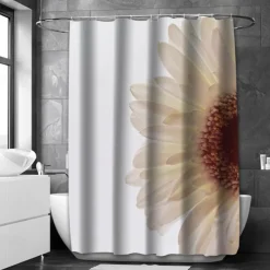Shower Curtain with Hooks 180cm*180cm(70