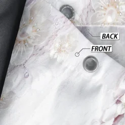 Shower Curtain with Hooks 180cm*180cm(70