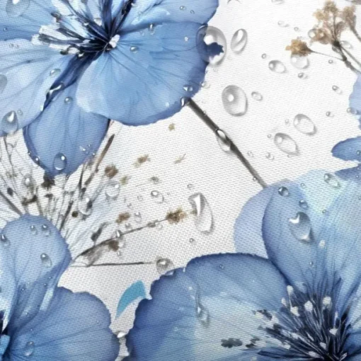 Shower Curtain with Hooks 180cm*180cm(70"*70") Polyester Washable Waterproof Pattern Bathroom Bathtub Decor Botanical Floral