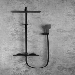 Shower Faucet,Shower System Set - Handshower Included Contemporary Chrome / Electroplated / Painted Finishes Mount Outside Ceramic Valve Bath Shower Mixer Taps