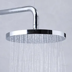 Shower Faucet,Shower System Rainfall Shower Head System Set Handshower Included pullout Multi Spray Shower Contemporary Traditional Electroplated Mount Outside Ceramic Valve Bath Shower Mixer Taps