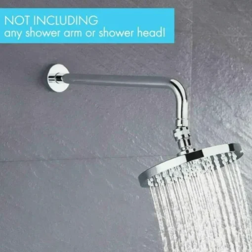 Shower Head Swivel Ball Adapter, Brass Chrome Ball Joint Shower Arm Head Angle Adjustable Swivel, Bathroom Shower Accessories, Shower Head Adapter