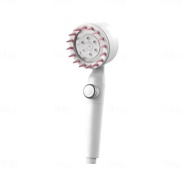Shower Head with Filter 3 Mode Sprayer, Adjustable High Pressure Handheld Showerhead Massage Mist Jet Black White Grey