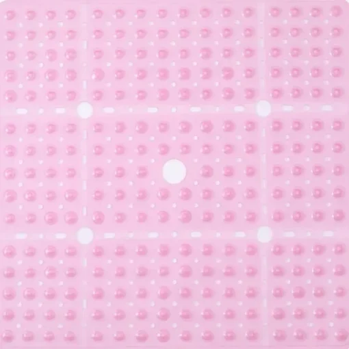 Shower Mats Rubber Shower Mat with Drain Hole - Non-Slip Bathtub Mat for Bathroom, Anti-Mildew, Quick-Drying, Comfortable and Safe for Kids and Elderly