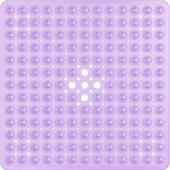 Shower Mats with Drain Hole - Non-Slip Bathtub Mat, Anti-Mildew, Quick-Drying, Comfortable and Safe for Kids and Elderly