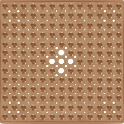 Shower Mats with Drain Hole - Non-Slip Bathtub Mat, Anti-Mildew, Quick-Drying, Comfortable and Safe for Kids and Elderly