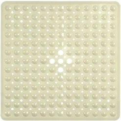 Shower Mats with Drain Hole - Non-Slip Bathtub Mat, Anti-Mildew, Quick-Drying, Comfortable and Safe for Kids and Elderly
