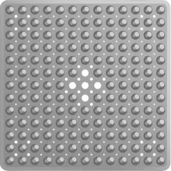 Shower Mats with Drain Hole - Non-Slip Bathtub Mat, Anti-Mildew, Quick-Drying, Comfortable and Safe for Kids and Elderly