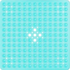 Shower Mats with Drain Hole - Non-Slip Bathtub Mat, Anti-Mildew, Quick-Drying, Comfortable and Safe for Kids and Elderly