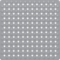 Shower Mats with Drain Hole - Non-Slip Bathtub Mat for Bathroom, Anti-Mildew, Quick-Drying, Comfortable and Safe for Kids and Elderly