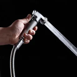 Shower System Faucet Set Wall Mounted, 9 inch Rainfall Shower Head Handshower Handheld Sprayer with Holder Electroplated / Painted Finishes Mount Inside Ceramic Valve Bath Shower