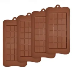 Silicone Chocolate Moulds 6 Pieces Silicone Moulds for Chocolate and Non-Stick Chocolate Molds Letters and Numbers for Making Chocolate Muffins Cakes 6 Shapes