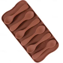 Silicone Chocolate Moulds 6 Pieces Silicone Moulds for Chocolate and Non-Stick Chocolate Molds Letters and Numbers for Making Chocolate Muffins Cakes 6 Shapes