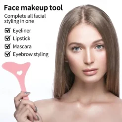 Silicone Eyeliner Makeup Stencils Wing Tips Marscara Drawing Lipstick Wearing Aid Face Cream Mask Applicator Makeup Beauty Tool