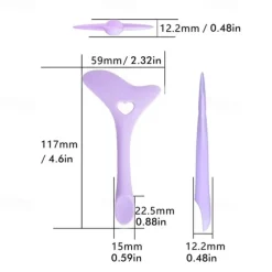 Silicone Eyeliner Makeup Stencils Wing Tips Marscara Drawing Lipstick Wearing Aid Face Cream Mask Applicator Makeup Beauty Tool