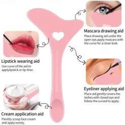 Silicone Eyeliner Makeup Stencils Wing Tips Marscara Drawing Lipstick Wearing Aid Face Cream Mask Applicator Makeup Beauty Tool