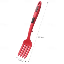 Silicone Flexible Forks Multifunctional Silicone Cooking Fork Heat-Resistant Cooking Tools Silicone Flexible Fork Noodle Fork