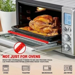 Silicone Oven Rack Protectors Cutable Heat Insulation Strip Oven Anti-Scald Rack Protect Against Burns And Scars