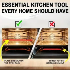 Silicone Oven Rack Protectors Cutable Heat Insulation Strip Oven Anti-Scald Rack Protect Against Burns And Scars