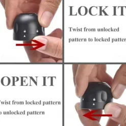 Silicone Sealed Wine, Beer, Champagne Stopper, Red Wine Bottle Cap Stopper, Silicone Sealed Champagne Bottle Stopper, Compact Preservation Wine Stopper, Bar Tools