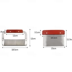 Silicone Soap Molds for Soap Making Kit Soap Making Supplies with Soap Cutters, Wooden Box, Wavy and Straight Scraper