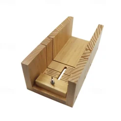 Silicone Soap Molds for Soap Making Kit Soap Making Supplies with Soap Cutters, Wooden Box, Wavy and Straight Scraper