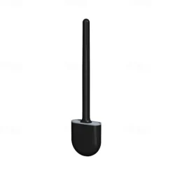 Silicone Toilet Brush Wall Mounted Removable Handle Holder Set No-Slip Bendable Brush Head Cleaning Tools WC Accessories