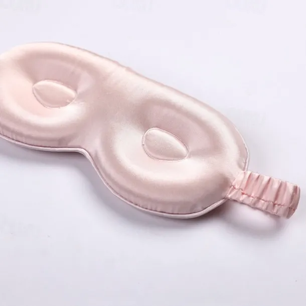 Silk 3D Eye Mask Soft and Comfortable Light Skin Nap Eye Protection Silk Mulberry Silk Eye Mask Shading Sleep