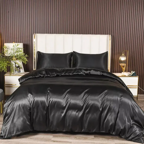 Silk Duvet Cover Set Luxurious, Ultra-Soft, and Breathable Bedding for Ultimate Comfort. Crafted from 100% Mulberry Silk for a Smooth, Skin-Friendly Feel Natural Temperature Regulation