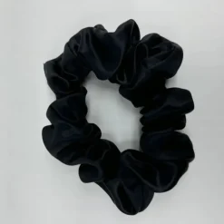 Silk Hair Scrunchies Ties for Frizz & Breakage Prevention, 100% Mulberry, No Damage, Elastic Ponytail Holders, 1Pc