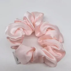 Silk Hair Scrunchies Ties for Frizz & Breakage Prevention, 100% Mulberry, No Damage, Elastic Ponytail Holders, 1Pc