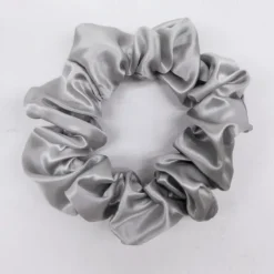 Silk Hair Scrunchies Ties for Frizz & Breakage Prevention, 100% Mulberry, No Damage, Elastic Ponytail Holders, 1Pc