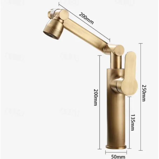 Single Handle Bathroom Faucet Basin Sink Mixer Black Faucet Dual Sprayer Nozzle Hot Cold Crane Mixer Water Taps