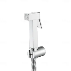 Single Hole Bidet Electroplated Toilet Handheld Bidet Sprayer Self-Cleaning Contemporary