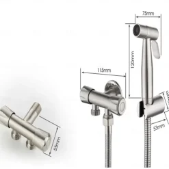 Single hole Bidet Stainless Steel Self-Cleaning Contemporary / Single Handle One Hole