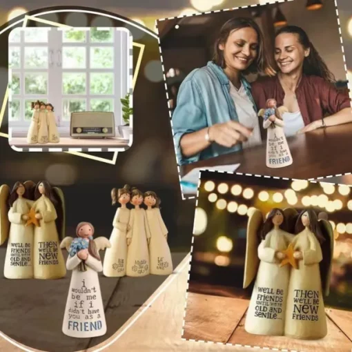 Sisters And Friends Sculpture Decorative Ornaments, Celebrating And Commemorating Friendship, Resin Crafts