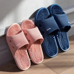 Slippers for Women Men Foot Massage Plantar Fasciitis Sliders House Ladies Sandals Shower Shoes Non-Slip Quick Drying Pool Slides Massage Slippers Shoes Sandals for Men Women