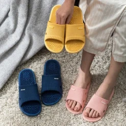 Slippers for Women Men Foot Massage Plantar Fasciitis Sliders House Ladies Sandals Shower Shoes Non-Slip Quick Drying Pool Slides Massage Slippers Shoes Sandals for Men Women