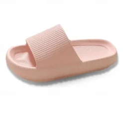 Slippers for Women Women Platform Slippers Summer Beach Eva Soft Sole Slide Sandals Leisure Men Ladies Indoor Bathroom Anti-Slip Shoes Slippers