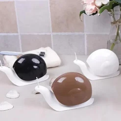 Snail Shape Soap Liquid Dispenser Press Style Countertop Lotion Dispenser Pump Bottle For Bathroom Accessories
