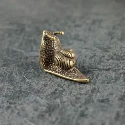 Snail Statues - Mini Retro Copper Snail Sculpture Decoration - Outdoor Pond Garden Snail Small Statues Brass Snails - House Decoration Animal Statues Gifts