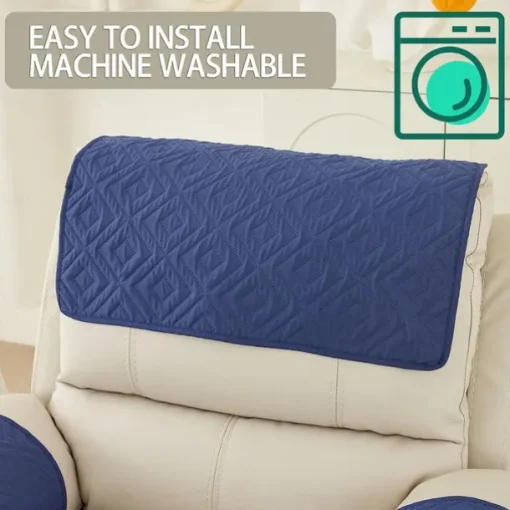 Sofa Armrest Cover Couch Armrest Mat Backret Cover Soft Protector for Chairs Couch Sofa Armchair Slipcovers Recliner Sofa