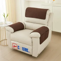 Sofa Armrest Cover Couch Armrest Mat Water Resistant Backret Cover Soft Protector for Chairs Couch Sofa Armchair Slipcovers Recliner Sofa