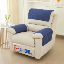 Sofa Armrest Cover Couch Armrest Mat Water Resistant Backret Cover Soft Protector for Chairs Couch Sofa Armchair Slipcovers Recliner Sofa